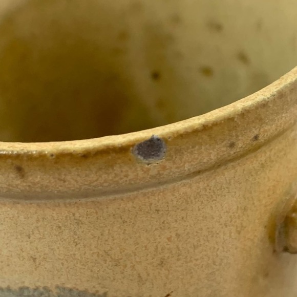 Pottery Mug in Cream Brown and Blue-ish Grey - Picture 6 of 6